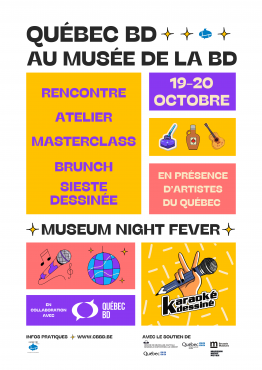 Le Musée de la BD invite le Festival Québec BD